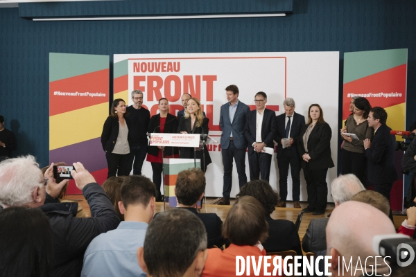 Conférence de presse du Nouveau Front Populaire