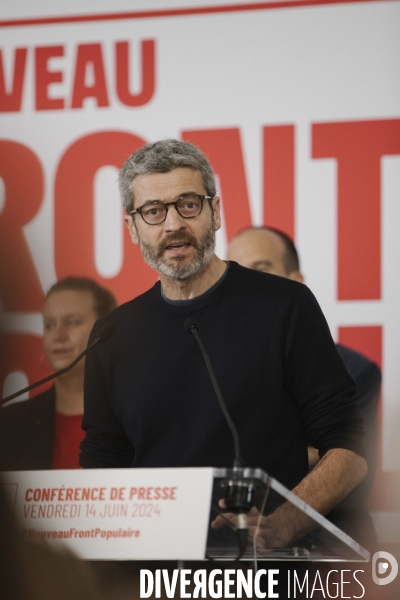 Conférence de presse du Nouveau Front Populaire
