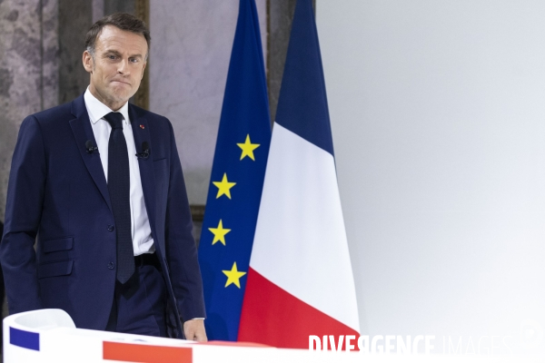 Conférence de presse d’Emmanuel Macron
