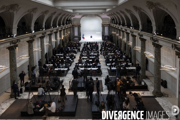 Conférence de presse d’Emmanuel Macron
