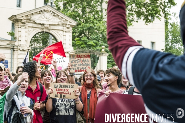 Montpellier - Manifestation contre l extreme droite