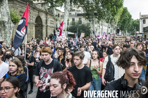 Montpellier - Manifestation contre l extreme droite
