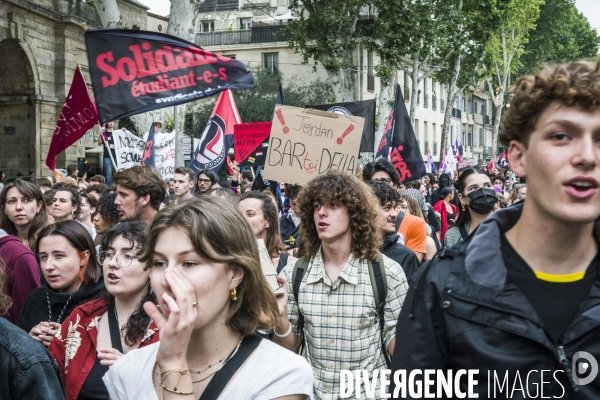 Montpellier - Manifestation contre l extreme droite