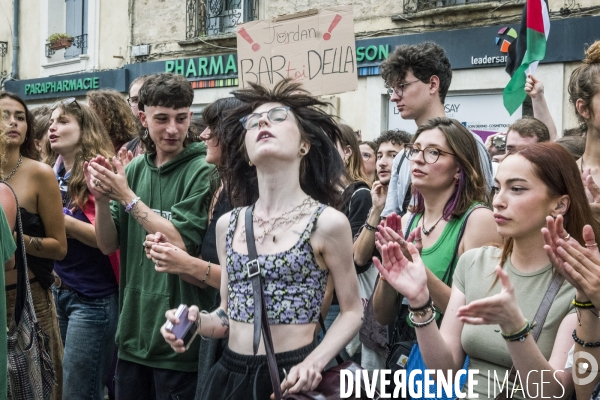 Montpellier - Manifestation contre l extreme droite