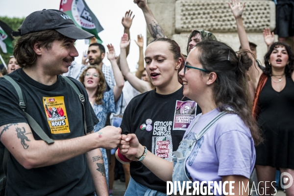 Montpellier - Manifestation contre l extreme droite