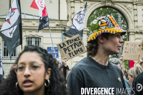 Montpellier - Manifestation contre l extreme droite