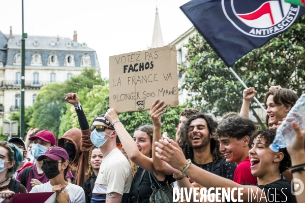 Montpellier - Manifestation contre l extreme droite