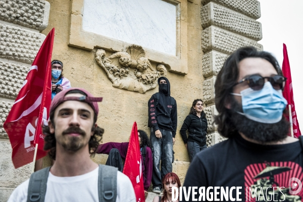 Montpellier - Manifestation contre l extreme droite
