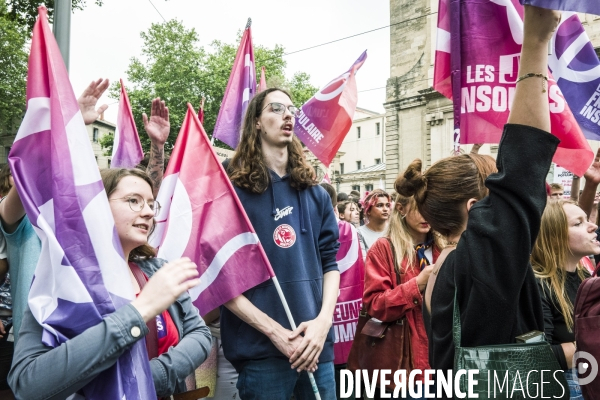 Montpellier - Manifestation contre l extreme droite