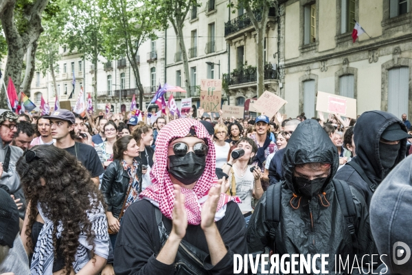 Montpellier - Manifestation contre l extreme droite