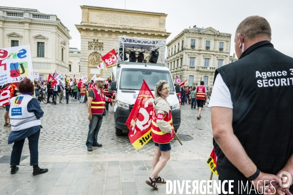 Montpellier - Manifestation contre l extreme droite