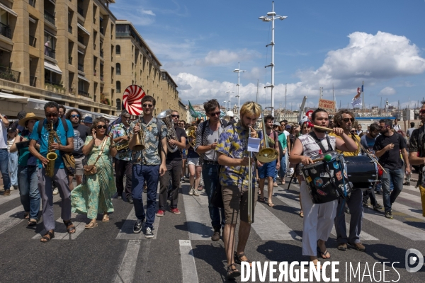 Manifestation contre l’extrême droite à Marseille