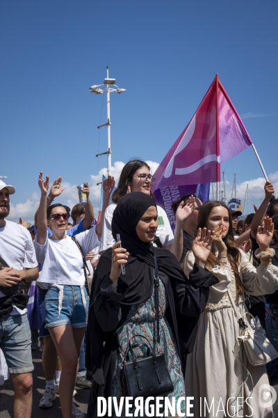 Manifestation contre l’extrême droite à Marseille