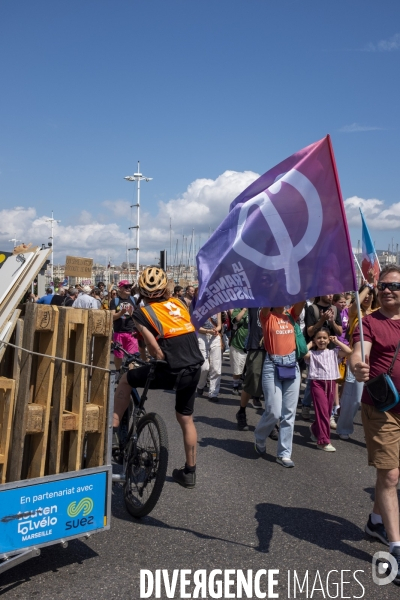 Manifestation contre l’extrême droite à Marseille