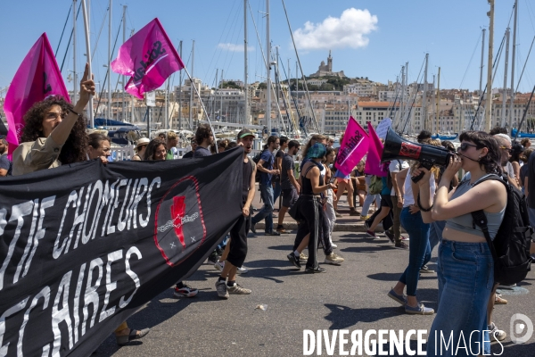 Manifestation contre l’extrême droite à Marseille
