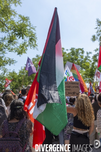 Manifestation contre l’extrême droite à Marseille