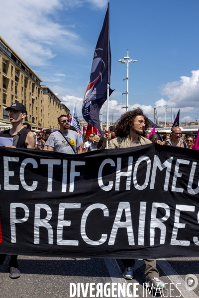 Manifestation contre l’extrême droite à Marseille