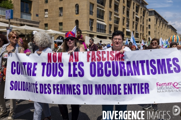 Manifestation contre l’extrême droite à Marseille