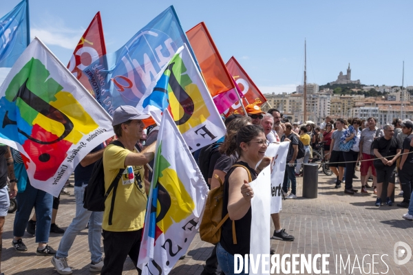 Manifestation contre l’extrême droite à Marseille