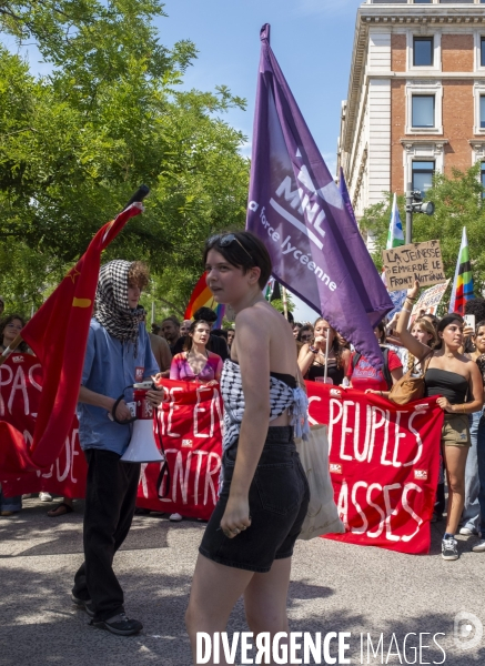 Manifestation contre l’extrême droite à Marseille