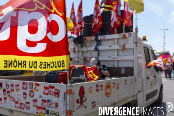 Manifestation contre l’extrême droite à Marseille