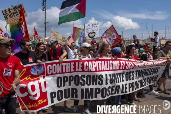 Manifestation contre l’extrême droite à Marseille