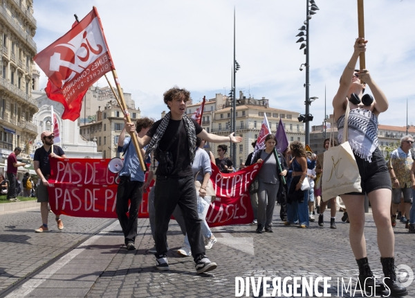 Manifestation contre l’extrême droite à Marseille