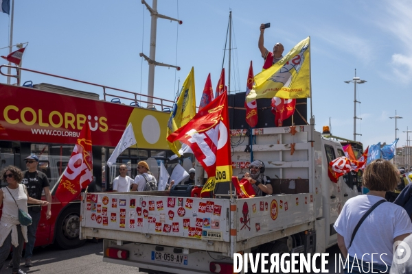 Manifestation contre l’extrême droite à Marseille