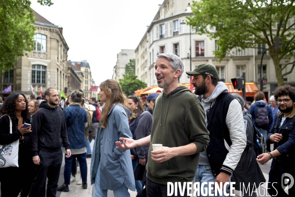 Manifestation contre l extreme droite à Paris
