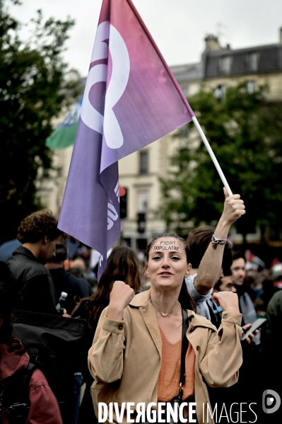 Elections Legislative 2024 / Manifestation contre l extreme droite