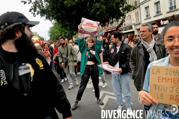 Elections Legislative 2024 / Manifestation contre l extreme droite