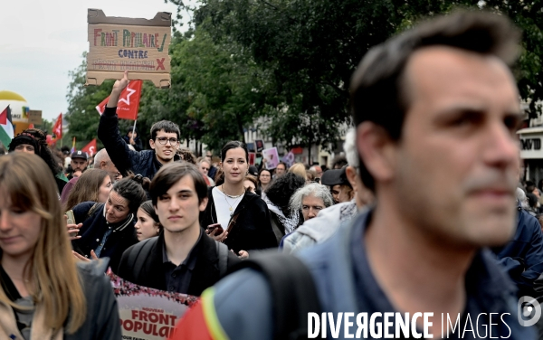 Elections Legislative 2024 / Manifestation contre l extreme droite