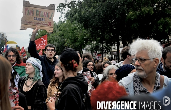 Elections Legislative 2024 / Manifestation contre l extreme droite