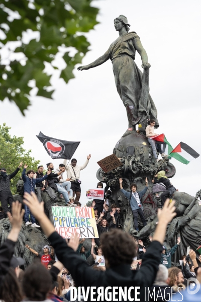 Manifestation contre l extreme droite Paris
