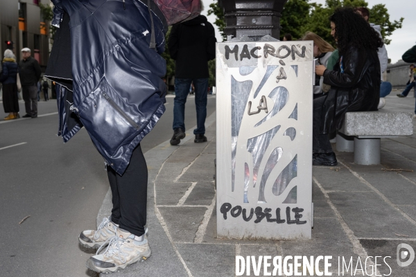 Manifestation contre l extreme droite Paris