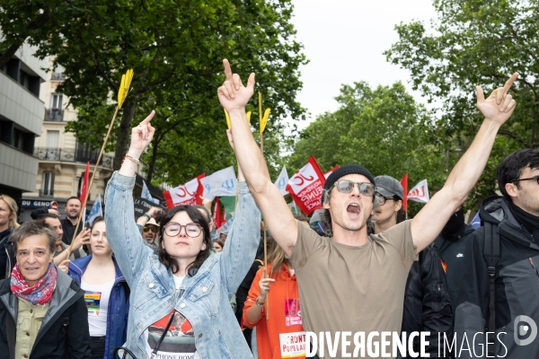 Manifestation contre l extreme droite Paris