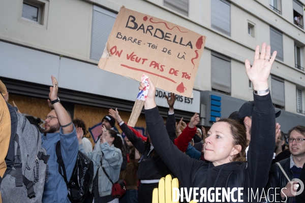 Manifestation contre l extreme droite Paris