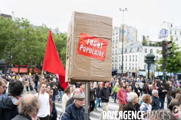 Manifestation contre l extreme droite Paris