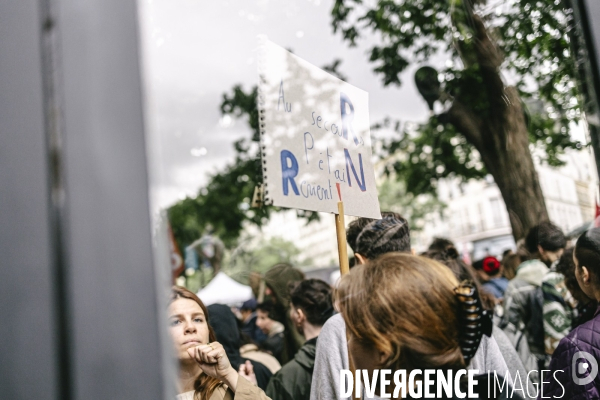 Manifestation contre l’extreme droite