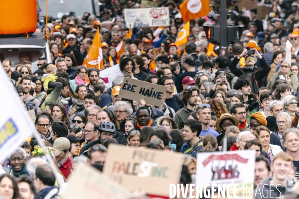 Manifestation contre l’extreme droite
