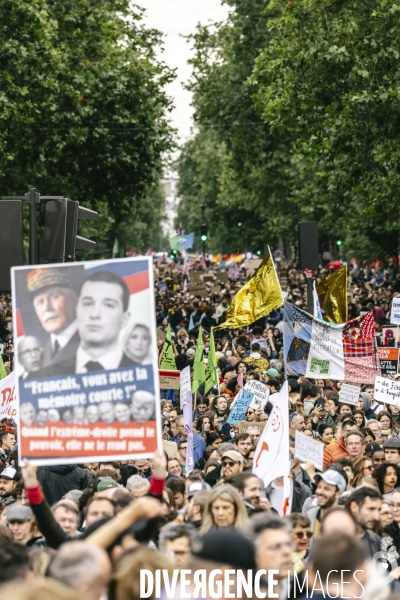 Manifestation contre l’extreme droite