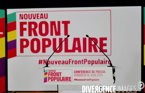 Elections Législatives / Conférence de presse du Nouveau Front Populaire