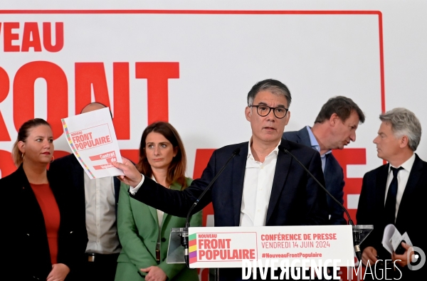 Elections Législatives / Conférence de presse du Nouveau Front Populaire