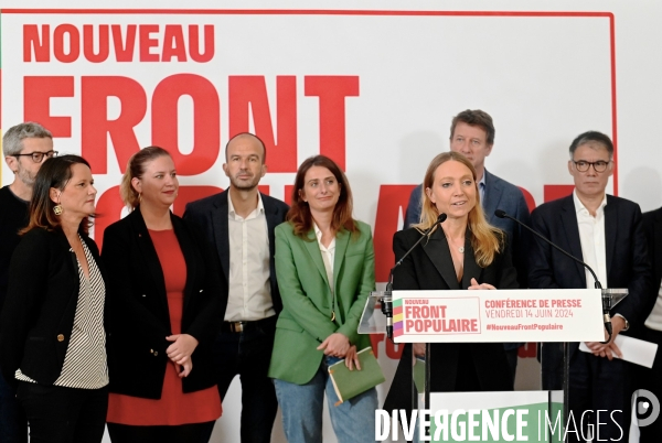 Elections Législatives / Conférence de presse du Nouveau Front Populaire
