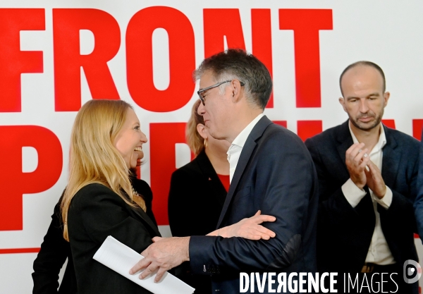 Elections Législatives / Conférence de presse du Nouveau Front Populaire