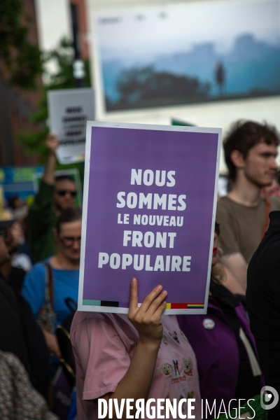 Premier Meeting du Nouveau Front Populaire