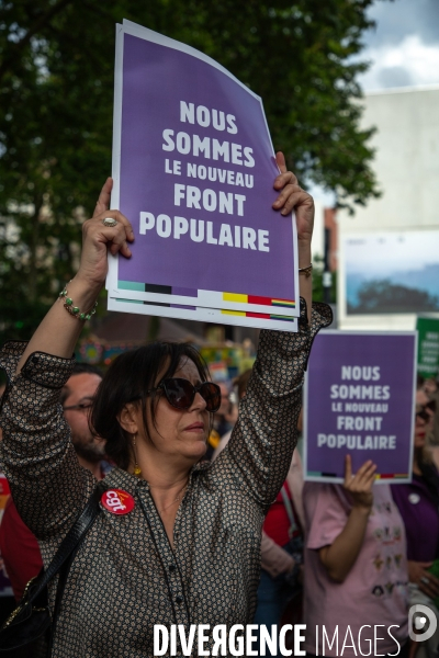 Premier Meeting du Nouveau Front Populaire