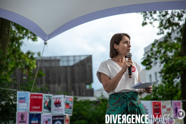 Premier Meeting du Nouveau Front Populaire