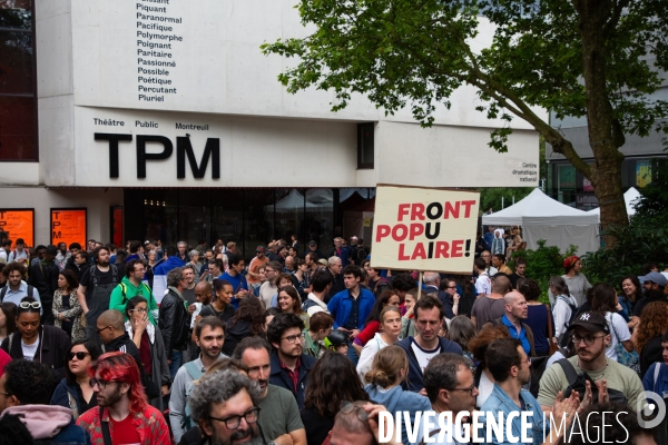 Premier Meeting du Nouveau Front Populaire