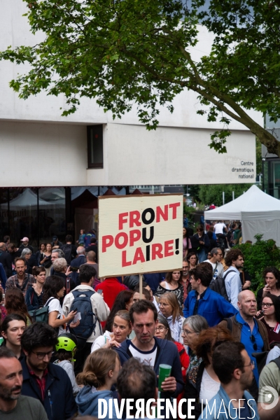 Premier Meeting du Nouveau Front Populaire